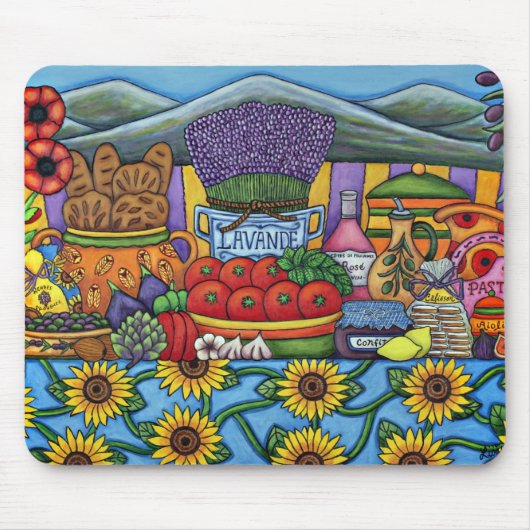 Aromen von Provence Mousepad (Vorne)