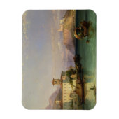 Arona und das Schloss von Angera, Lago Maggiore, 1 Magnet (Vertikal)