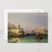 Arona und das Schloss von Angera, Lago Maggiore, 1 Postkarte (Vorne/Hinten)