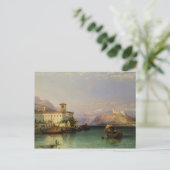 Arona und das Schloss von Angera, Lago Maggiore, 1 Postkarte (Stehend Vorderseite)