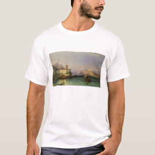 Arona und das Schloss von Angera, See Maggiore, T-Shirt
