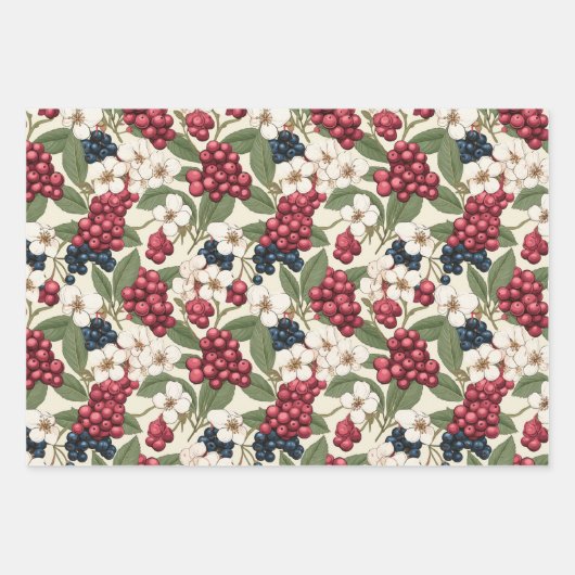 Aronia Geschenkpapier Set (Vorderseite 2)