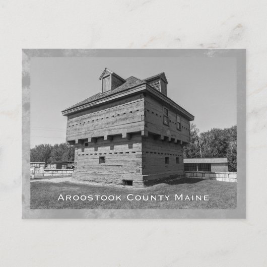 Aroostook Landkreis Maine Postkarte (Vorderseite)