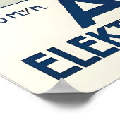 Arosa Graubünden Switzerland Vintage Ski Poster (Ecke)