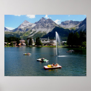 Arosa in der Schweiz Poster