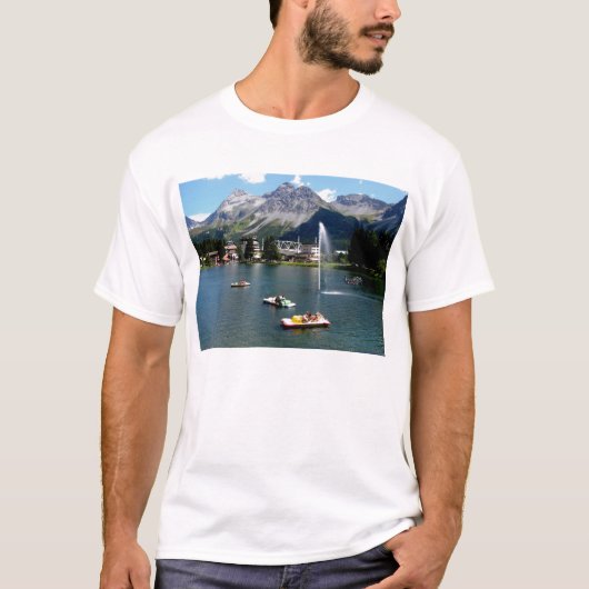 Arosa in der Schweiz T-Shirt (Vorderseite)