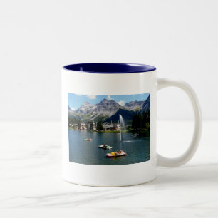 Arosa in der Schweiz Zweifarbige Tasse