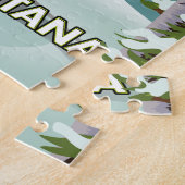 Arosa Lenzerheide, Schweizer Skiposter. Magnet J Puzzle (Seite)