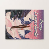Arosa Lenzerheide, Schweizer Skiposter. Magnet Puzzle (Horizontal)