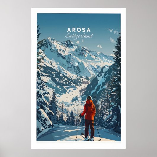 Arosa-Reiseposter - Schweiz 1 Poster (Vorne)