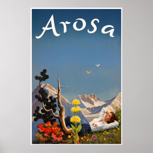 Arosa, Schweiz Poster (Vorne)