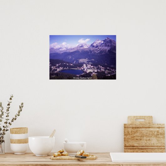 Arosa Schweiz Poster (Küche)