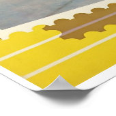 Arosa, Schweiz, Ski-Travel Poster (Ecke)