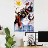 Arosa Switzerland Vintage Travel Poster (Heimbüro)