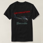Arospatiale Gazelle Hubschrauber sa 341 gazelle sa T-Shirt (Design vorne)