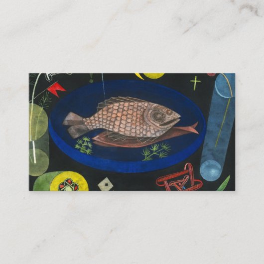 Around the Fish, 1926 by Paul Klee Visitenkarte (Vorderseite)