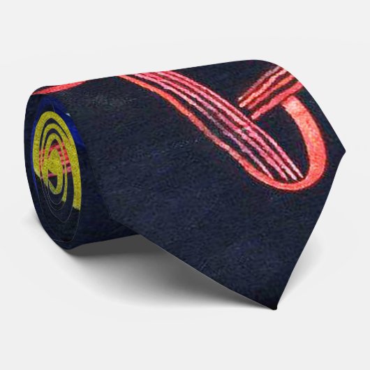 Around the Fish, Paul Klee Krawatte (Gerollt)