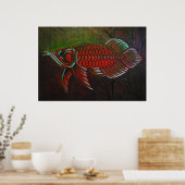 Arowana Poster (Küche)
