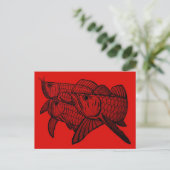 Arowana Postkarte (Stehend Vorderseite)