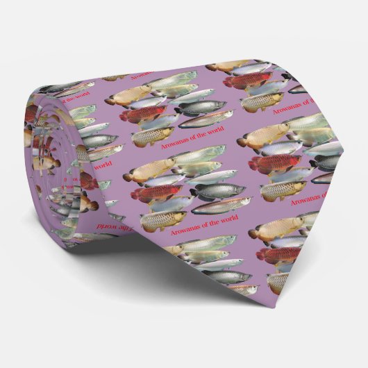 Arowanas Krawatte (Gerollt)