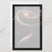 Arp 273 Galaxy Pair (Hubble Telescope) Briefpapier (Vorne/Hinten)