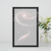 Arp 273 Galaxy Pair (Hubble Telescope) Briefpapier (Stehend Vorderseite)