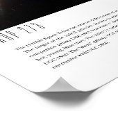 Arp 273 Interagierende Galaxien (Hubble Telescope) Poster (Ecke)