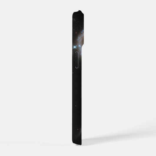 Arp 273 Interaktive Galaxien in Andromeda. iPhone 15 Hülle (Rechte Seite)