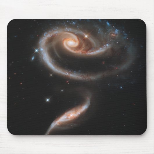 Arp 273 Interaktive Galaxien in Andromeda. Mousepad (Vorne)