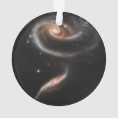 Arp 273 Interaktive Galaxien in Andromeda. Ornament (Rückseite)