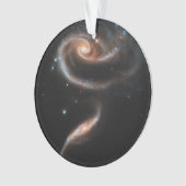 Arp 273 Interaktive Galaxien in Andromeda. Ornament (Vorderseite)