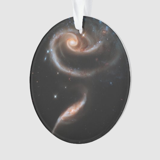 Arp 273 Interaktive Galaxien in Andromeda. Ornament (Vorderseite)