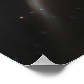 Arp 273 Interaktive Galaxien in Andromeda. Poster (Ecke)