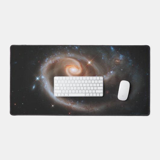 Arp 273 Interaktive Galaxien in Andromeda. Schreibtischunterlage (Tastatur & Maus)