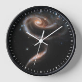 Arp 273 Interaktive Galaxien in Andromeda. Uhr (Vorderseite)