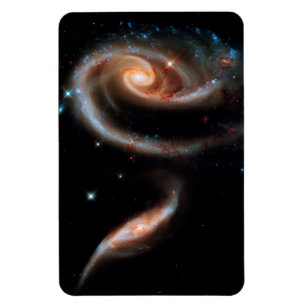Arp 273 Rose Galaxies Hubble Weltraumteleskop Foto Magnet