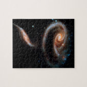 Arp 273 Rose Galaxies Hubble Weltraumteleskop Foto Puzzle (Horizontal)