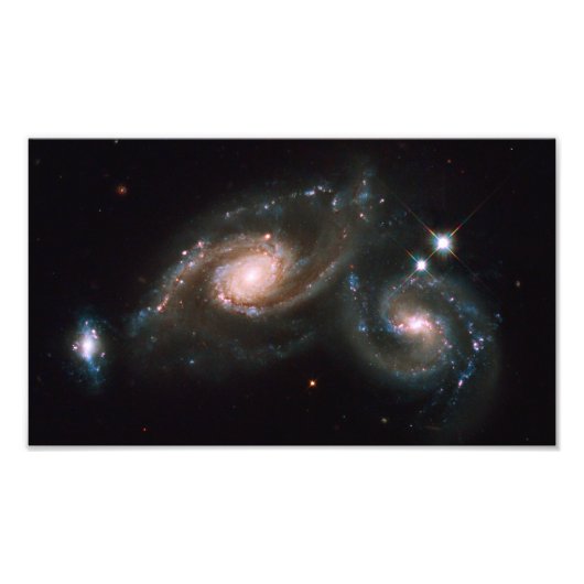 Arp 274 Galaxies NASA Space Fotodruck (Vorne)