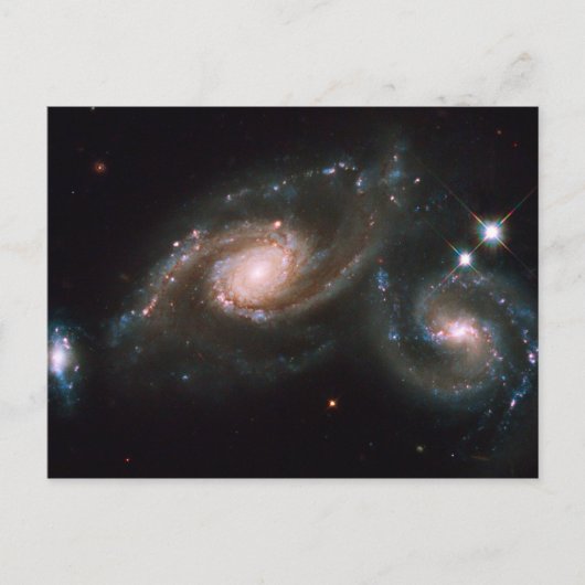 Arp 274 Galaxies NASA Space Postkarte (Vorderseite)