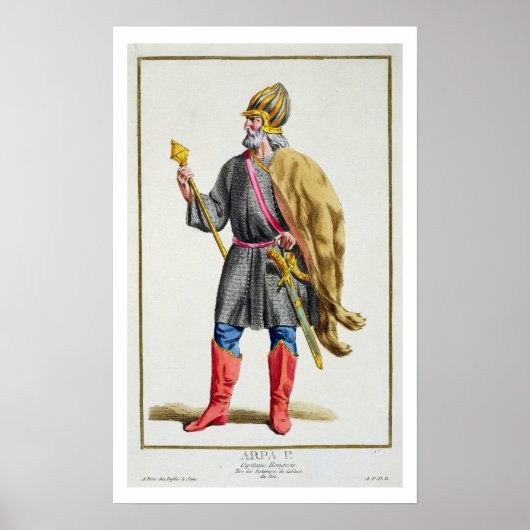 Arpa I von "Receuil des Estampes, Beauftragter le Poster (Vorne)