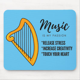 Arpa, Musikfreund Lebensmittelgeschäft Gepäckstück Mousepad