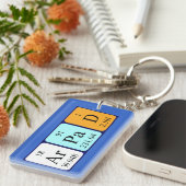 Árpád Periodic Table name keyring Schlüsselanhänger (Vorderseite rechts)