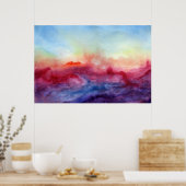 Arpeggi Watercolor Art Print Poster (Küche)
