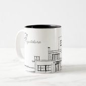 Arquitetura Zweifarbige Tasse (Vorderseite Links)