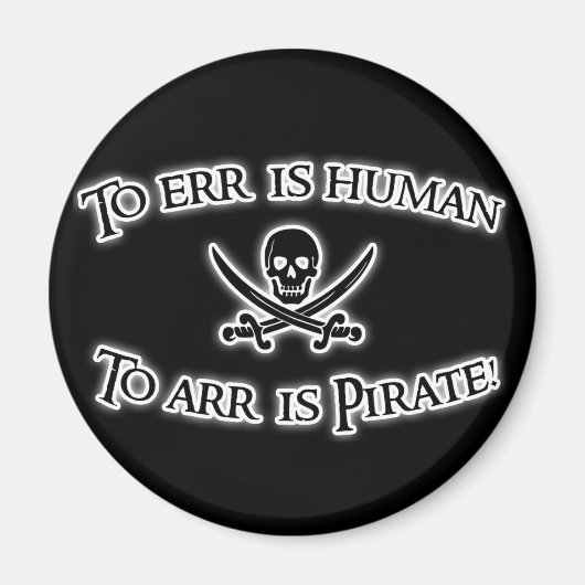 Arr ist Pirate! Magnet (Vorne)