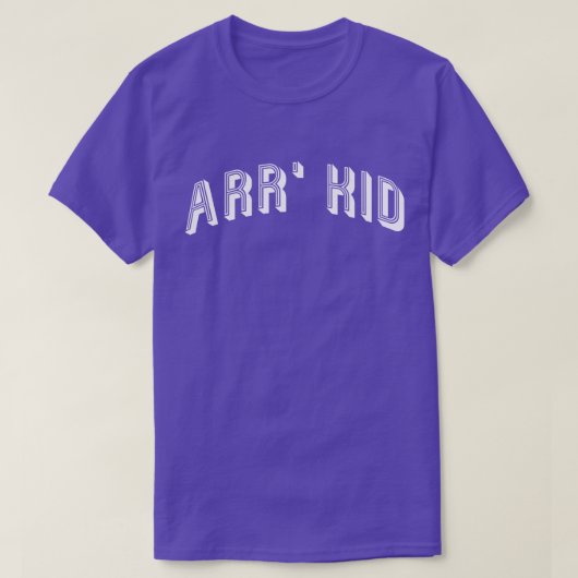 Arr' Kid Unser Kid Manchester Slang T-Shirt (Design vorne)