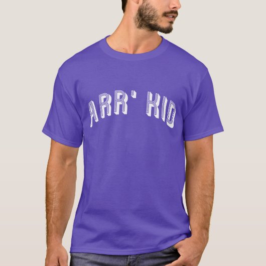 Arr' Kid Unser Kind Mancunian Slang T-Shirt (Vorderseite)