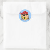 Arr Pirate Man Customizable Pirate Stuff Runder Aufkleber (Tasche)