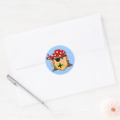 Arr Pirate Man Customizable Pirate Stuff Runder Aufkleber (Umschlag)