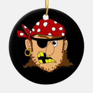Arr Piraten-Mann-kundengerechtes Piraten-Material Keramikornament